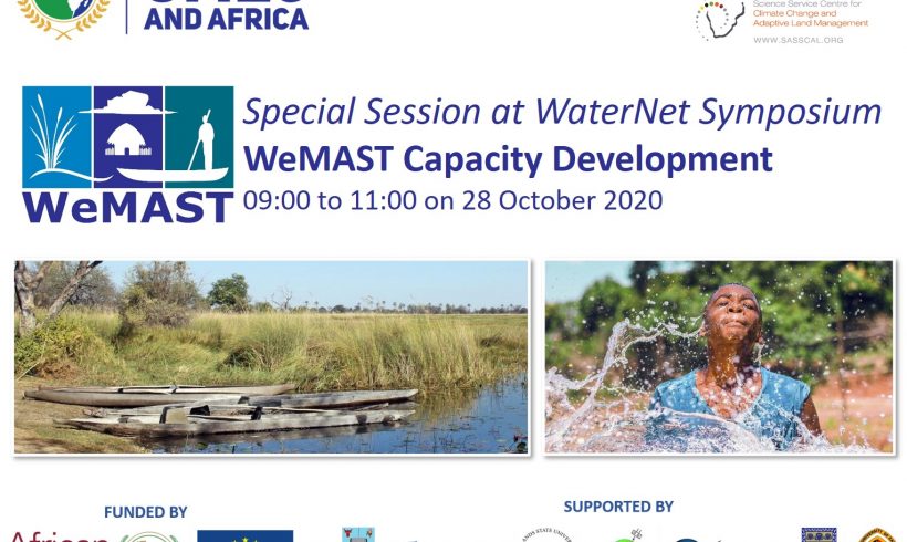 WeMAST Capacity Development Special Session at WaterNet Symposium WeMAST Capacity Development Special Session at WaterNet Symposium